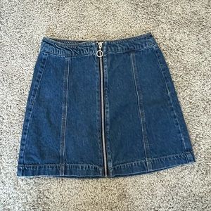 Denim skirt